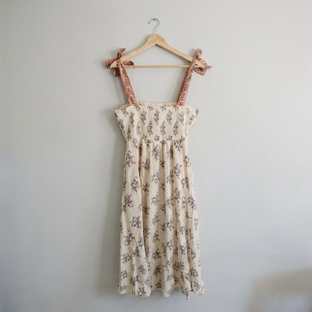 NWT Bloomingdales Santa Barbara Dress Patrons of Peace Dress Floral Boho Midi SM - Picture 11 of 16